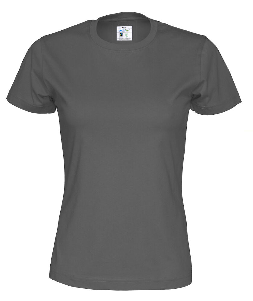 T-shirt, Grå - Dame - Cottover 141007