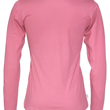 Langærmet T-shirt, Pink - Dame - Cottover 141019