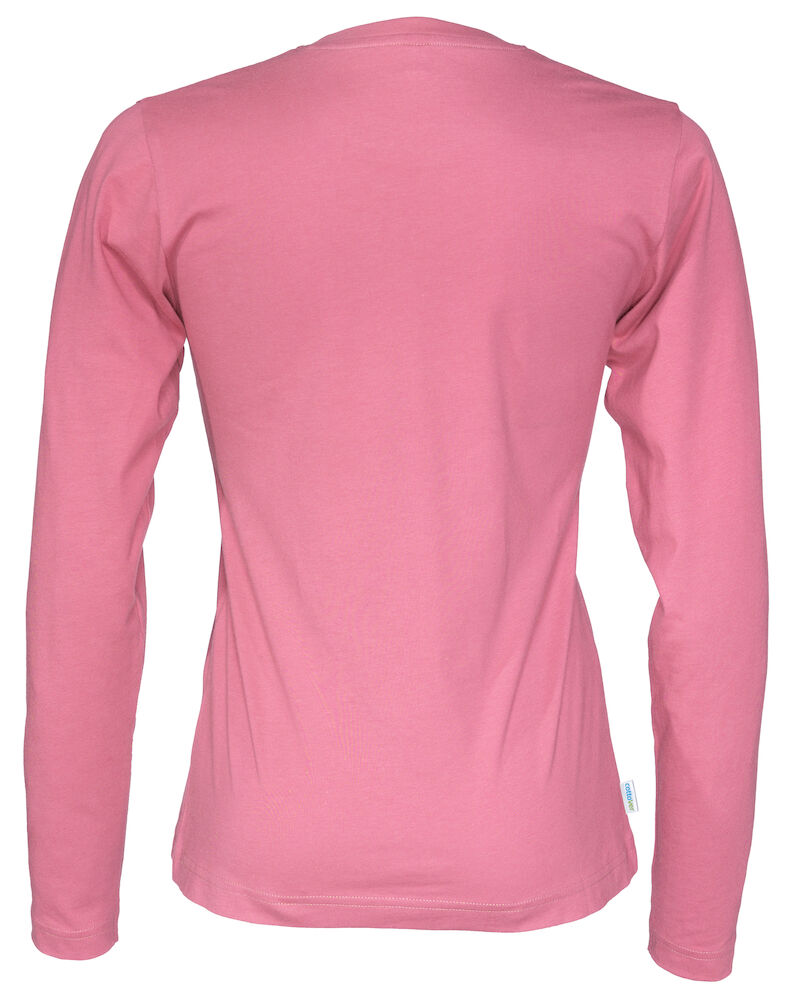 Langærmet T-shirt, Pink - Dame - Cottover 141019