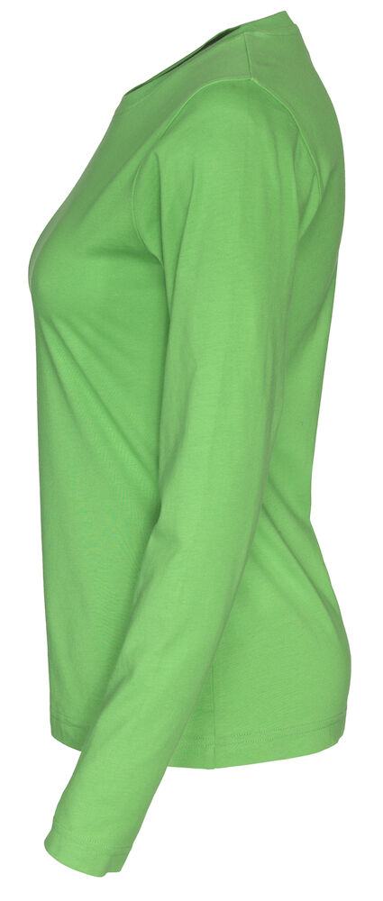 Langærmet T-shirt, Grøn - Dame - Cottover 141019