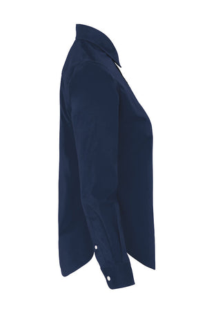 Twill Skjorte, Navy - Dame - Cottover 141037