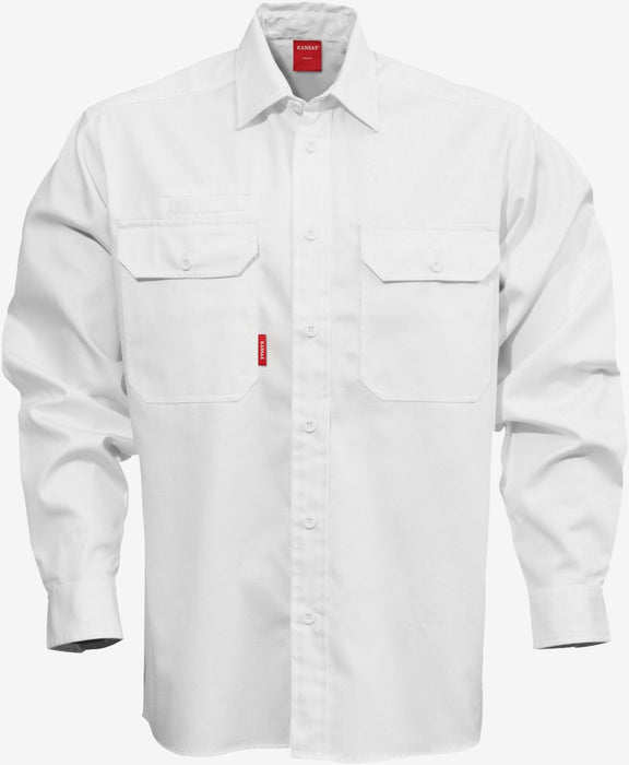 Bomuldsskjorte, Hvid, Herre - Kansas 100732-900