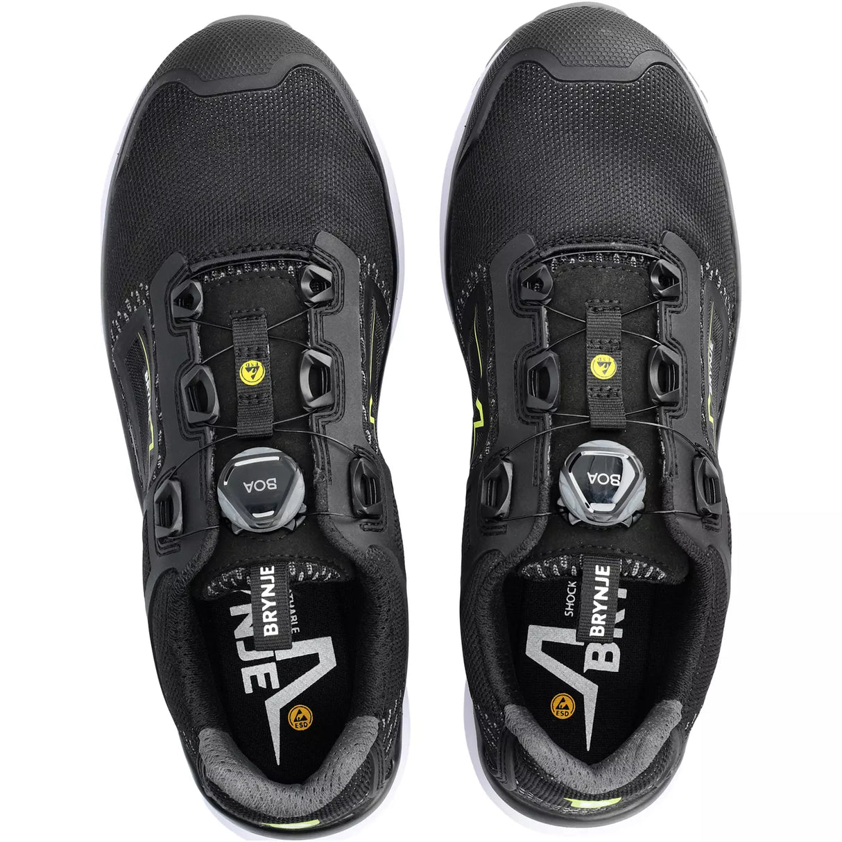 Brynje Gravity BOA Sikkerhedssko S1PL – Sort – Unisex – Ultralet og Ergonomisk Sikkerhedssko  - Brynje 904