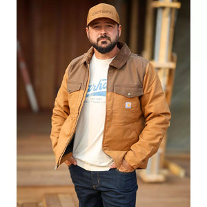 Carhartt Montana Duck jakke med for, Brown/coffee 106432