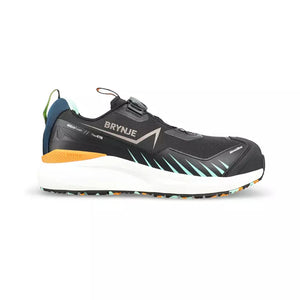 Brynje LAB Textile BOA Sikkerhedssko S3S – Sort – Unisex – Let & Slidstærk Arbejdssko - Brynje 100201