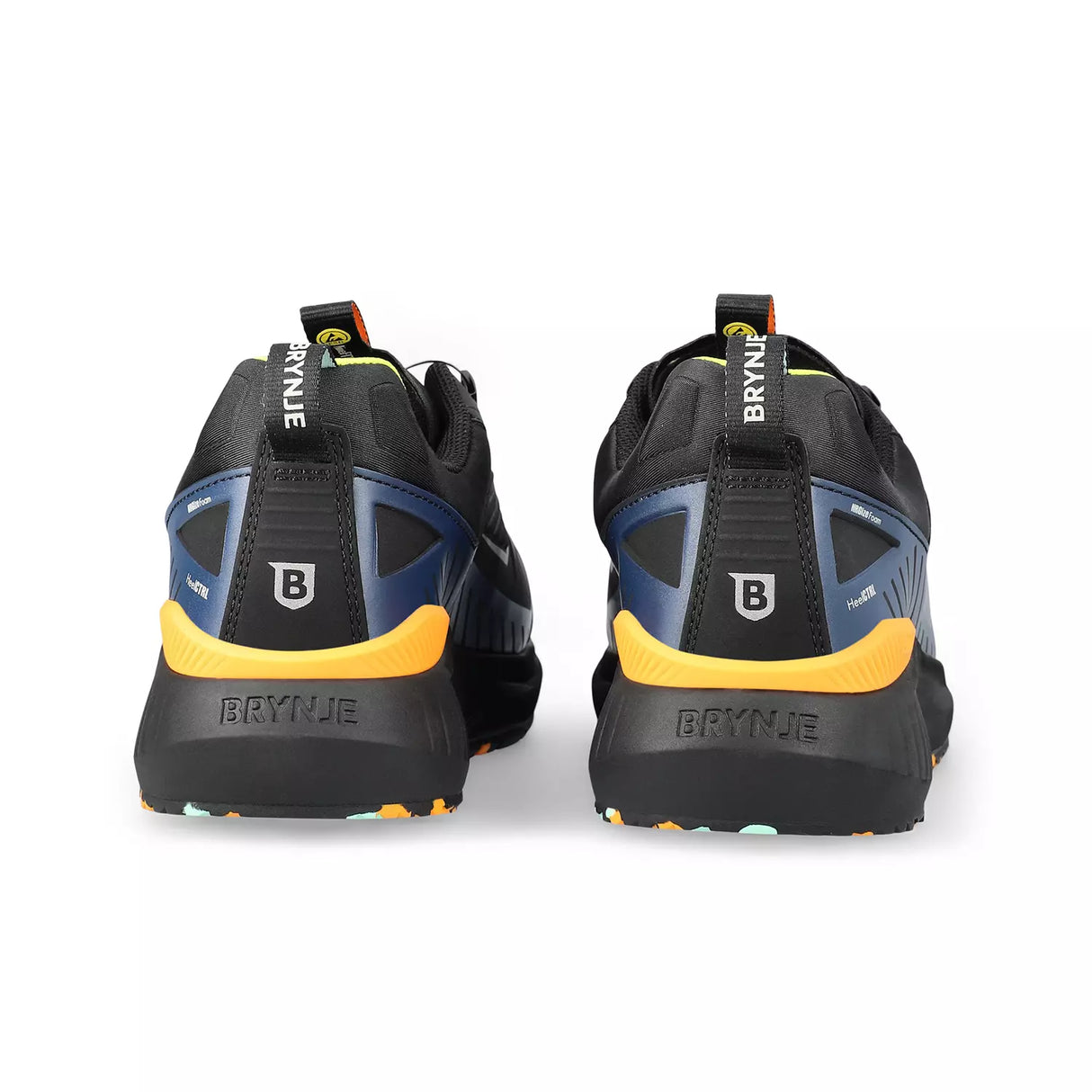 Brynje LAB Microfiber BOA Sikkerhedssko S3S – Sort – Unisex – Fleksibel & Slidstærk Arbejdssko - Brynje 100203