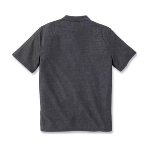 Carhartt Polo T-shirt, Carbon Heather, Herre - 106685