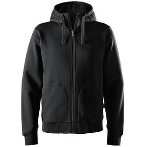 Kraftig sweatshirt med lynlås, Sort, Snickers 2046