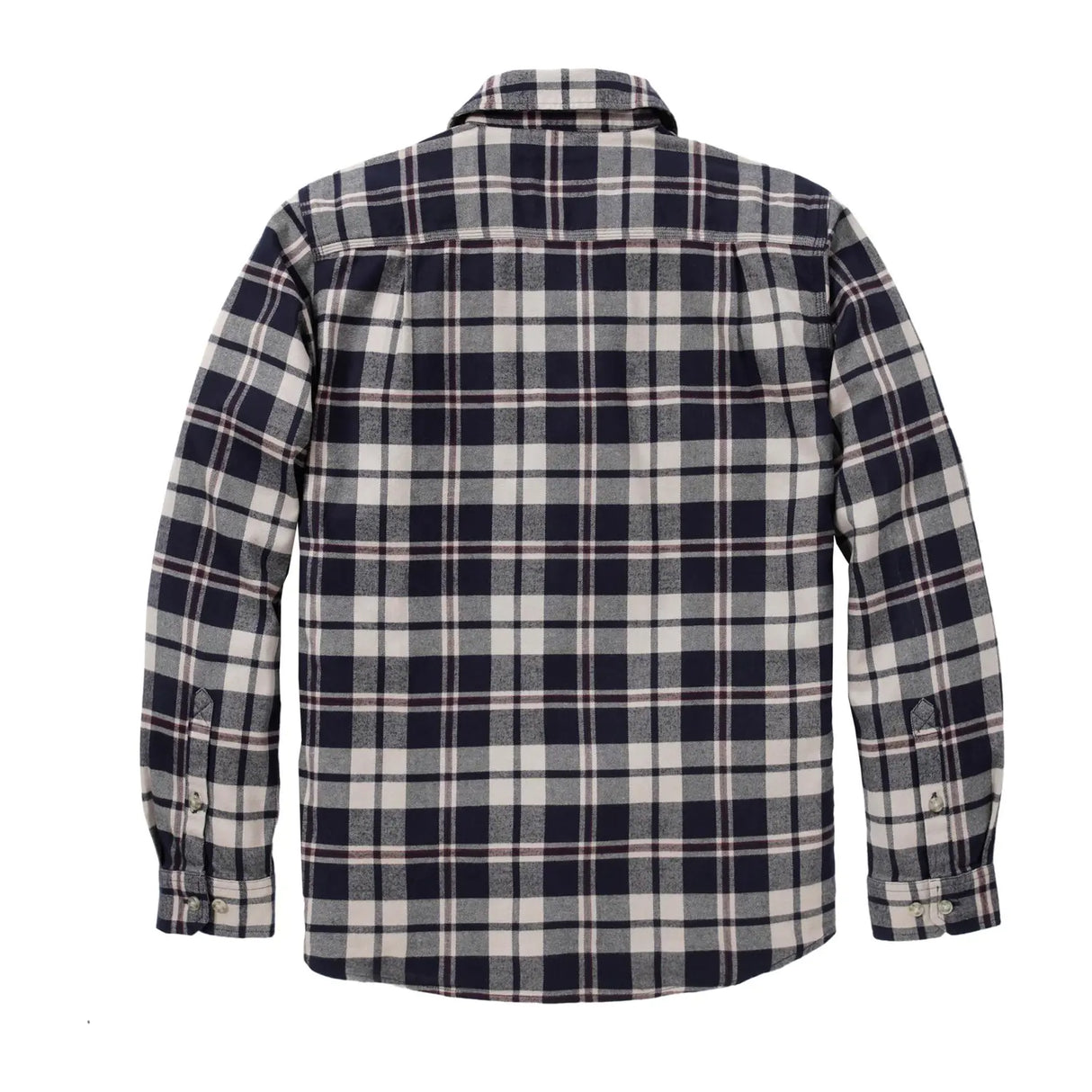 Carhartt flannelskjorte med lange ærmer, Navy - 107010
