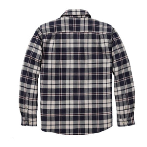 Carhartt flannelskjorte med lange ærmer, Navy - 107010
