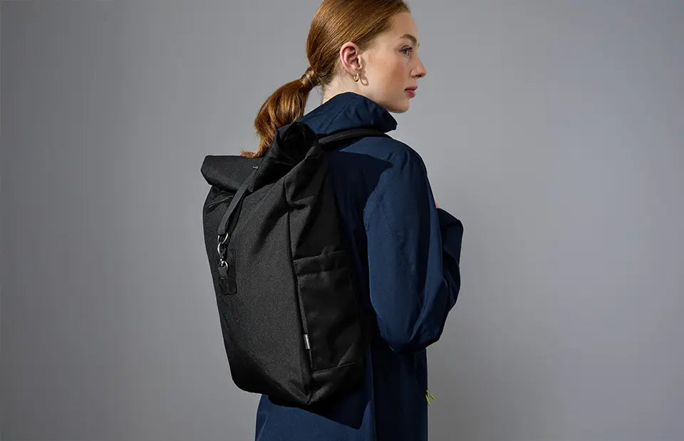 Canvas Backpack, Sort, ID 1820