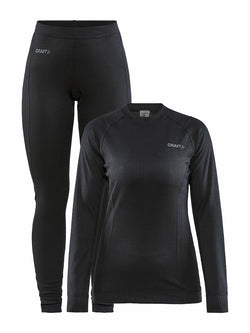 Core Dry Baselayer Sæt, Sort - Dame - Craft 1909706