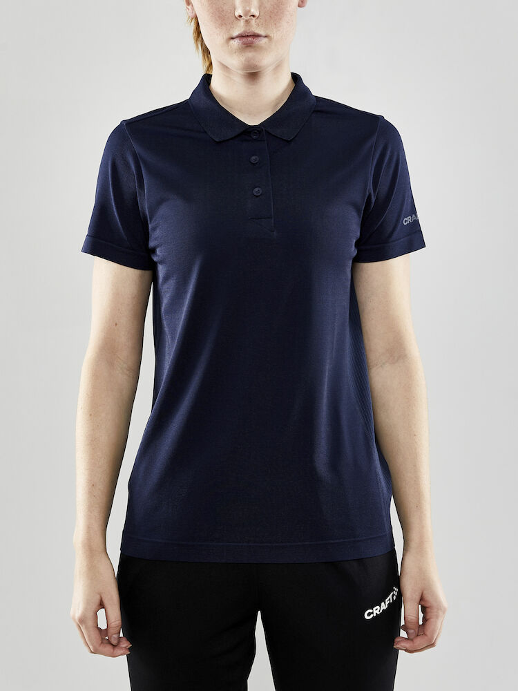 ADV Seamless Polo, Navy - Dame - Craft 1910385