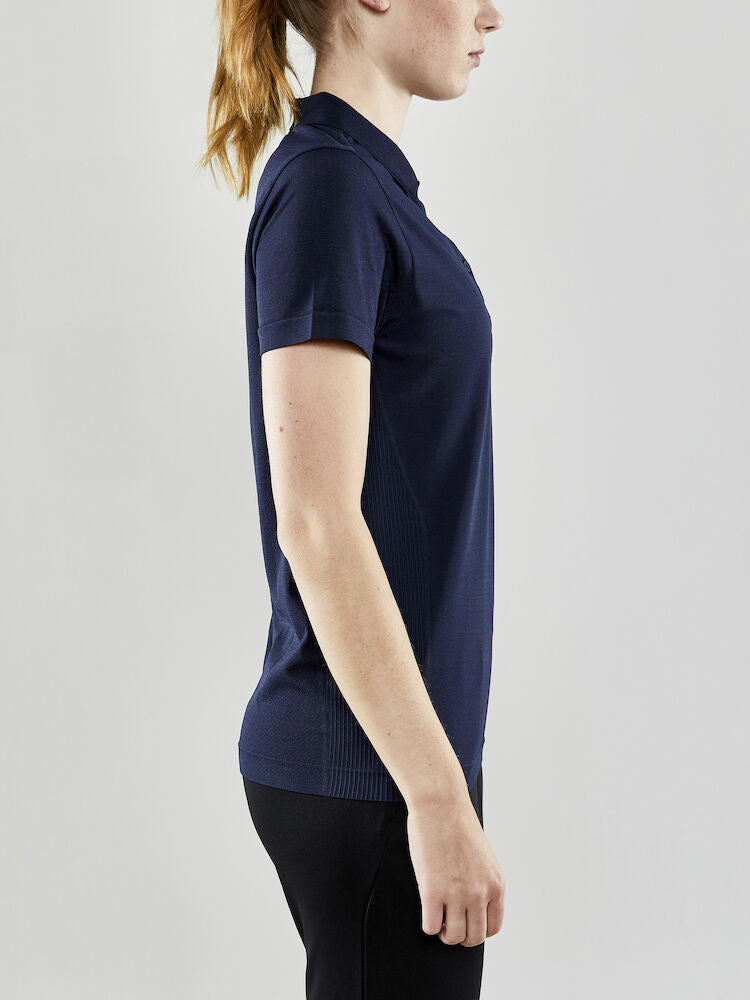 ADV Seamless Polo, Navy - Dame - Craft 1910385