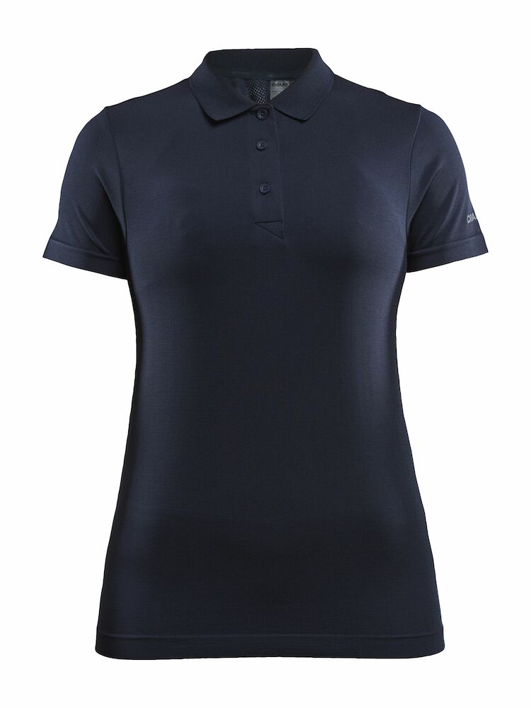 ADV Seamless Polo, Navy - Dame - Craft 1910385
