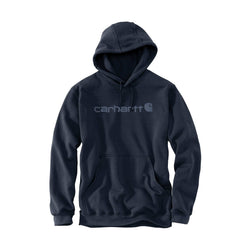 Carhartt Hættetrøje Signature Logo, Herre, Navy/Dark Blue - Carhartt 100074