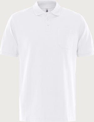 Acode Heavy Poloshirt, Hvid, Kansas 100219-900
