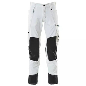 Mascot Advanced Arbejdsbukser Full Stretch, Hvid, Herre - 17179-311-06