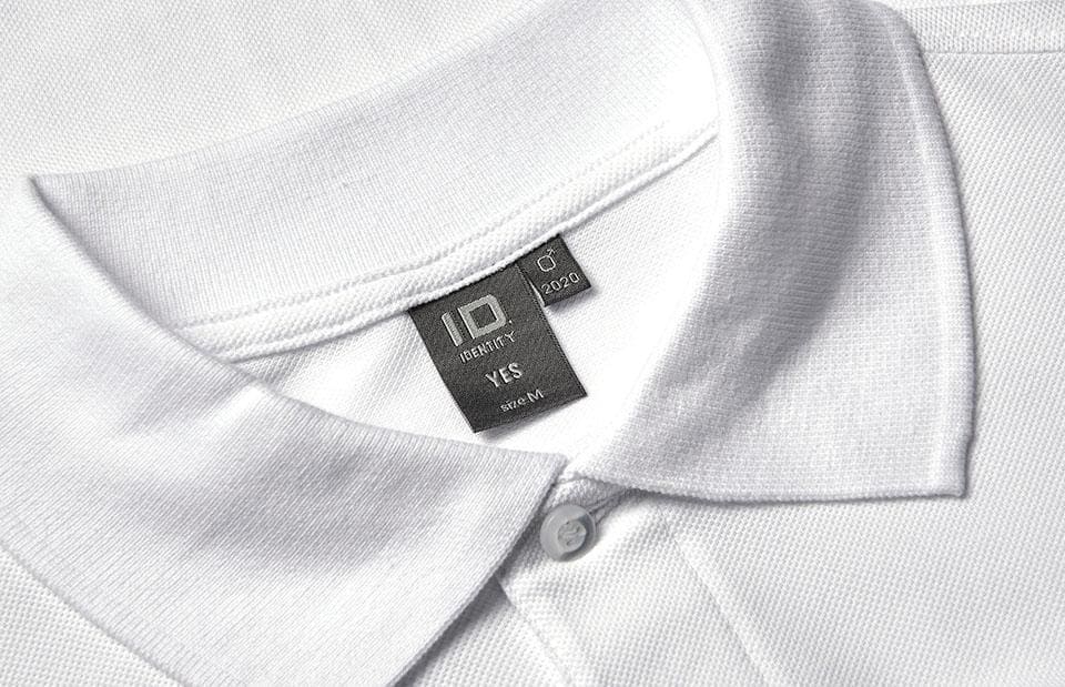 YES poloshirt, Herre, Hvid - ID 2020