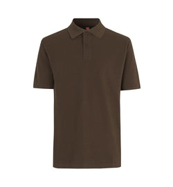 Klassisk Herre Polo T-shirt – 100% Bomuld, Regular Fit, Mocca - 2020