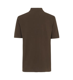 Klassisk Herre Polo T-shirt – 100% Bomuld, Regular Fit, Mocca - 2020