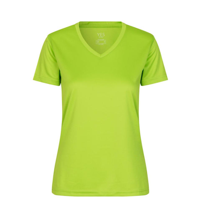 YES Active T-shirt - Dame - Lime - ID 2032