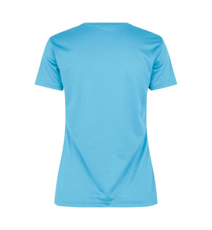 Active T-shirt - Dame - Cyan - ID 2032