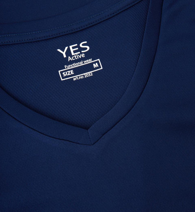 YES Active T-shirt - Dame - Navy - ID 2032