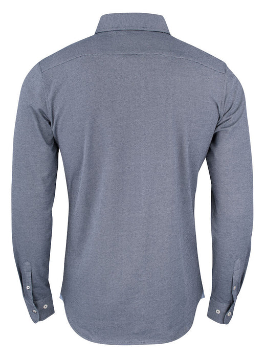 Burlingham Jersey skjorte, Navy - James Harvest 211038 - 601