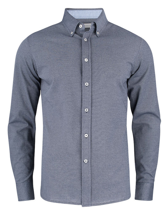 Burlingham Jersey skjorte, Navy - James Harvest 211038 - 601