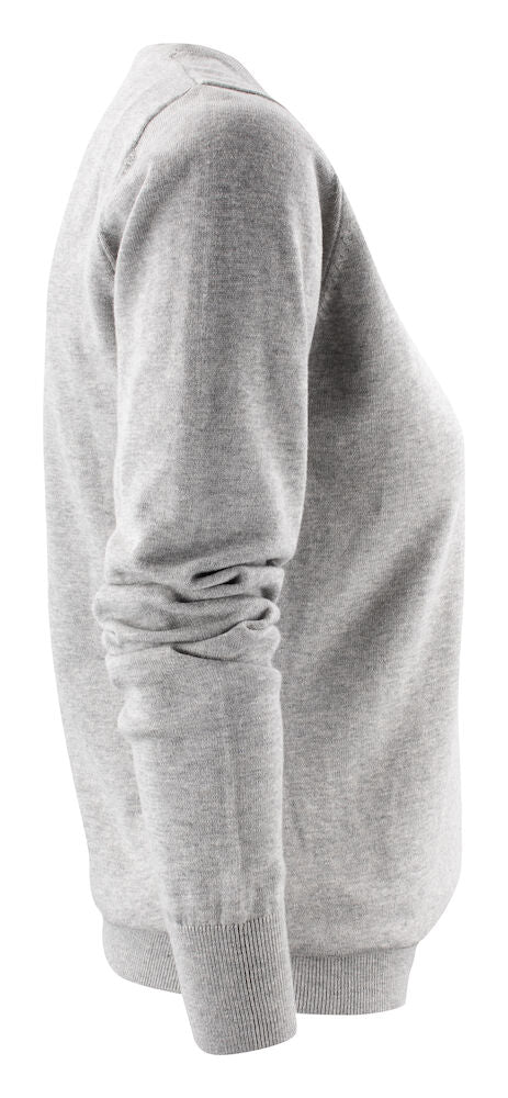 Ashland Trøje Med V-hals, Grå - Dame - James Harvest 2122505