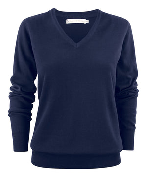 Ashland Trøje Med V-hals, Navy - Dame - James Harvest 2122505