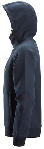 Snickers Logo hættetrøje, Navy - 2845 - 9500