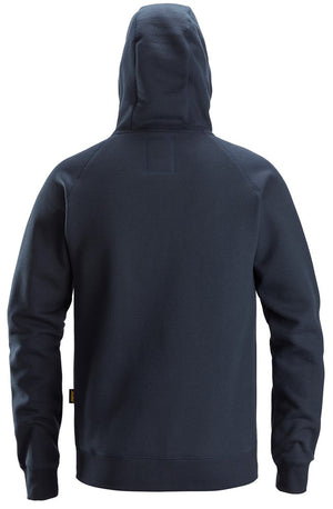 Snickers hættetrøje med lang lynlås, Navy - 2846 - 9500