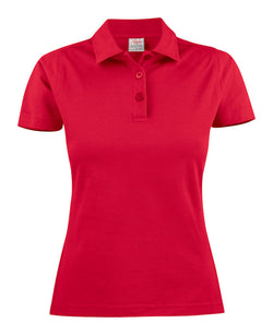 Surf Light Polo, Rød - Dame - Printer 2265023