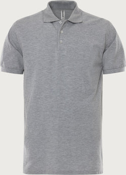 Acode Heavy poloshirt, Lysegrå, Kansas 100222-910