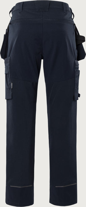 Håndværkerbukser med stretch, Mørk Marine, Kansas 2596