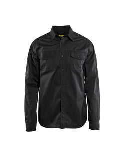 Twill Skjorte, Sort - Blåkläder 3298-1190-9900