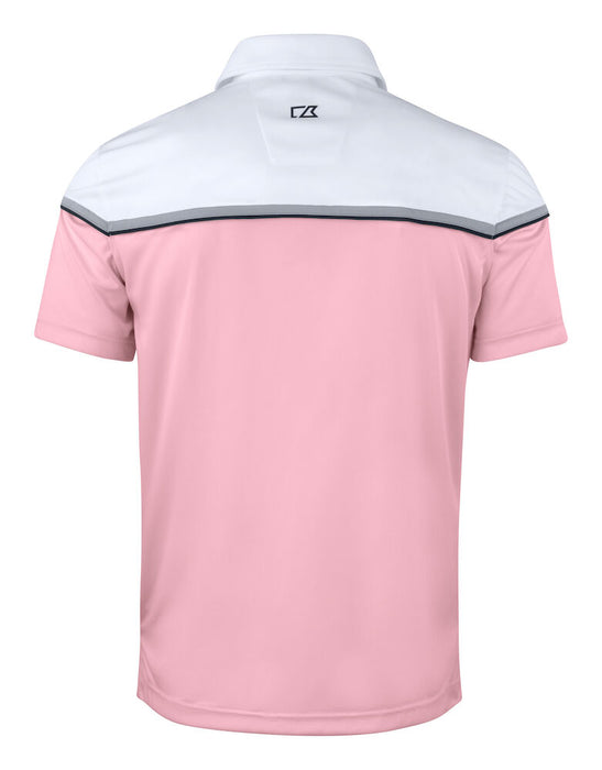 Seabeck Polo, Herre, Pink/White - CUTTER & BUCK 354428 - 21000