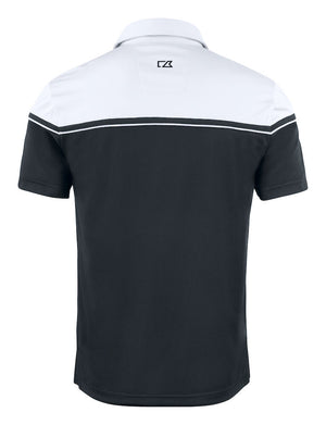 Seabeck Polo, Herre, Black/White - CUTTER & BUCK 354428 - 9900