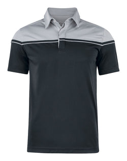 Seabeck Polo, Herre, Black/Light Grey - CUTTER & BUCK 354428 - 9993