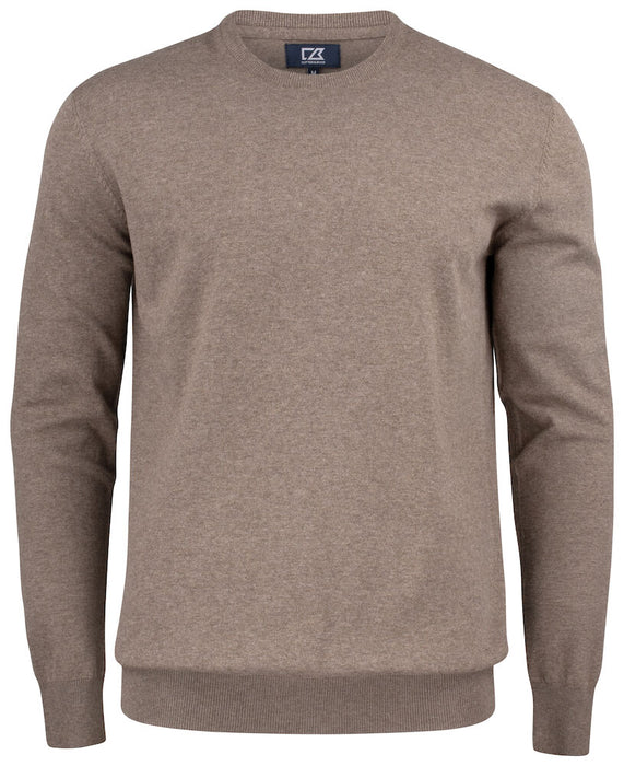 Oakville Crewneck, Herre, Nougat Melange - Cutter & Buck-355416