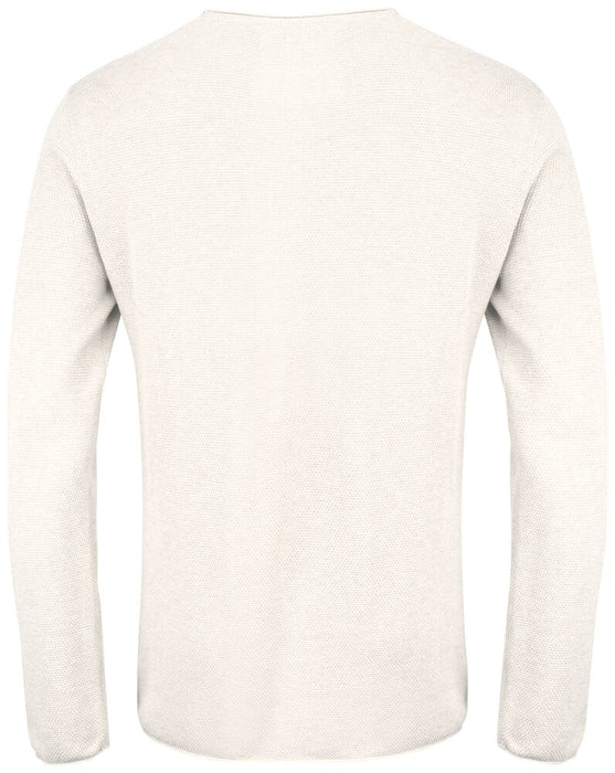 Carnation Sweater, Herre, Off White - CUTTER & BUCK - 355426 - 01