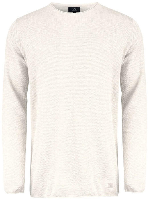 Carnation Sweater, Herre, Off White - CUTTER & BUCK - 355426 - 01
