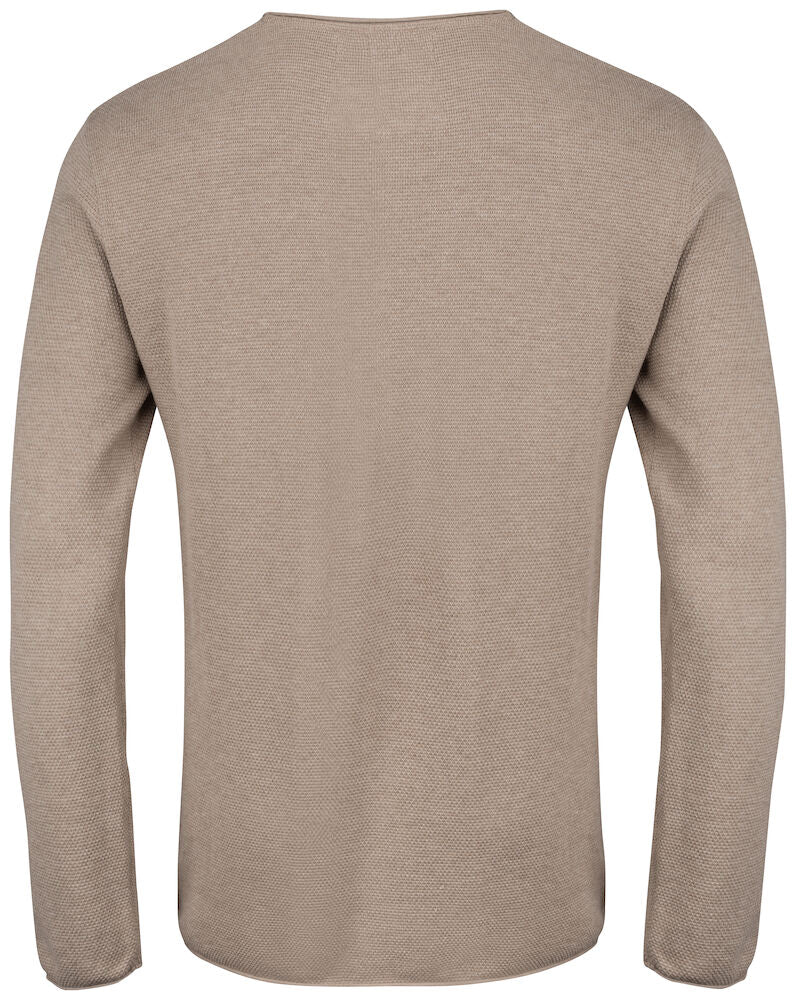 Carnation Sweater, Herre, Taupe Melange - CUTTER & BUCK - 355426 - 860