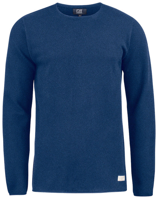Carnation Sweater, Herre, Navy Melange - CUTTER & BUCK - 355426 - 554