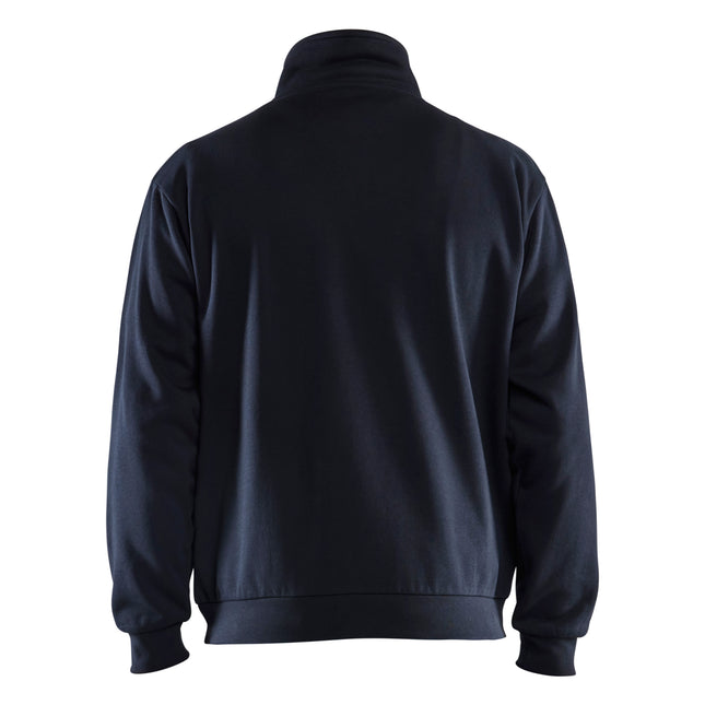 Sweatshirt Half Zip, Herre, Mørk Marineblå - Blåkläder 3587-1169-8600