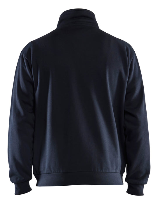 Sweatshirt Half Zip, Herre, Mørk Marineblå - Blåkläder 3587-1169-8600