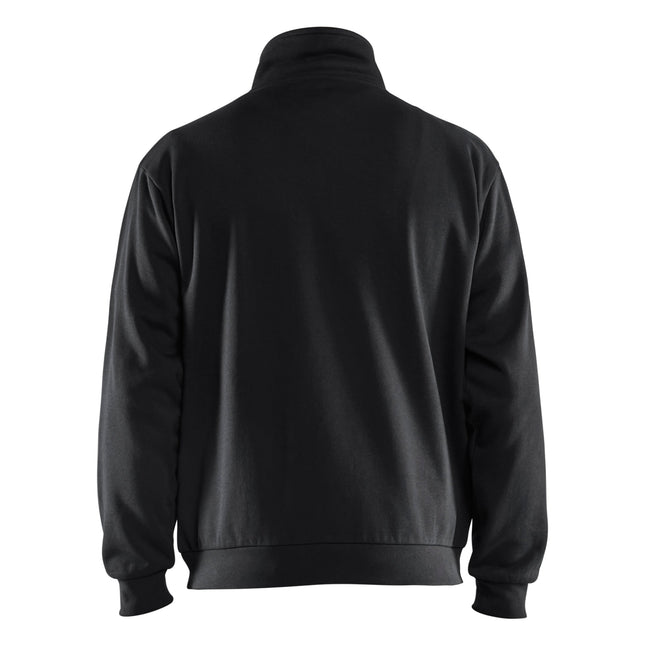 Sweatshirt Half Zip, Herre, Sort - Blåkläder 3587-1169-9900