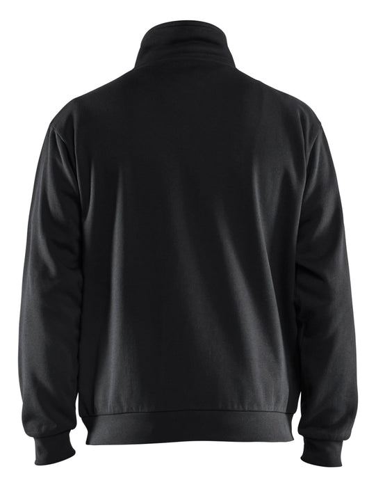 Sweatshirt Half Zip, Herre, Sort - Blåkläder 3587-1169-9900